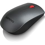 LENOVO S6089L1 Professional Wireless Laser Mouse, Grau, Rot