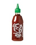 UNI-EAGLE Sriracha Chili Sauce I Scharfe Chili-Sauce mit Knoblauch & Chilischoten I Würzige Thai-Sriracha Sauce I Ideal als Dip & Würze I 1 x 430 ml