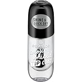 essence cosmetics colour shield TOP COAT, Unter- und Überlack, transparent, schützend, langanhaltend, fixierend, gelig, glänzend, transluzent, ohne Aceton, vegan, Mikroplastik Partikel frei (8ml)