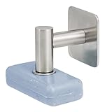 bremermann Seifenhalter mit Magnet - frei hängende Seife, nur Klebebefestigung, Edelstahl (Matt)