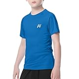 MEETWEE Jungen Rash Guard Kurzarm Kinder Badeshirt UV Schutz...