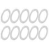 YAOGUI 10 Stück 1 mm dicke Stahl-Fahrradpedal-Pad-Ersatz-Set für Mountainbikes, 20 mm x 15 mm Fahrräder, Pedal-Unterlegscheiben