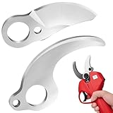 VEOIRXU 2 Stück Ersatzklinge für Elektrische Gartenschere, Ersatzklinge für Elektrische Astscher, Astscherenblätter zum Beschneiden Gartenschere, 28mm Feste Klinge und Bewegliche Klinge (1 Paar)