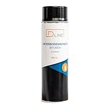 D.LINE Unterbodenschutz UBS Bitumen schwarz 500 ml Sprühdose (12)