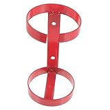 Gatuida Feuerlöscher Halterung Wandmontage Roter Metallhalter mit Hoher Tragfähigkeit für Auto Schiff Büro Lager Stabile Langlebige Feuerlöscher Befestigung Einfache Installation