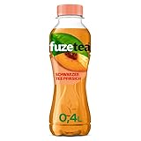 Fuze Tea Schwarzer Tee Pfirsich, 400 ml EINWEG
