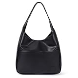 GSenhui Umhängetasche Vintage Leder Beuteltasche Retro Schultertasche Achselhöhle Tasche Tragetasche Vintage Große Kapazität mit Magnetische Schnalle Hobo Tote Bag Braun
