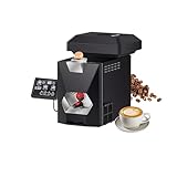 200g Kaffeeröster, Kaffeebohnenröster mit 9 voreingestellten Kurven, mit Bohnenschale & Rauchfilter, für den Heimgebrauch oder das Büro