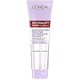 L'Oréal Paris Aufpolsterndes Hyaluron Waschgel, Anti Aging Reinigungsgel, Gesichtsreinigung mit purer Hyaluronsäure, Revitalift Filler, 150 ml