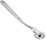 Nervenrad Nadelrad Nervenrädchen nach Wartenberg Nadelroller 1 Rad Rolle Rostfrei (1 rad, Silber)