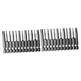 jojofuny 24 Stk tatsächl druckluftwerkzeug bohrer bit drill bits Maschinennuss-Pflaumenblüten Make-up Pflaumenblüten Perlmutt Bohrer-Set Maschinenmutter Bolzen t8 Pflaume Bossom