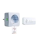 PROTECTOR ASF-410 | Funk Abluftsteuerung - Fensterkontaktschalter für Dunstabzugshaube & Kamin, Sicherer durch neuen patentierten magnetlosen Sender, 3 Jahrebatterie Laufzeit