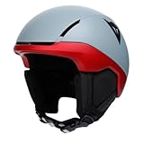 Dainese Unisex-Youth SCARABEO ELEMENTO Skihelm aus Polycarbonat, leicht und widerstandsfähig, Metallisch Rot/Grau, XS-S