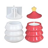 Générique Form für Weihnachtsbaumtopf – Silikon 8,2 x 7,4 cm | Gießwerkzeuge für die Herstellung von Kerzen aus Kunstharz, Handwerk, Basteln, Kunst | Zementformen für Innendekoration