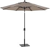 Sonnenschirm für den Außenbereich, Terrasse, Sonnenschutz, für Garten, Balkon, Strand, Deck, winddicht, gewerbliche und private Tischschirm, hautfarben