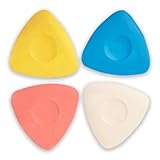 Jinpojun 4 Stück Schneiderkreide, 4 Farben Schneiderkreidestift, Nähkreide Stoffkreide, Stoff Marker Stift zum Markieren Von Diversen Stoffen, Ledern und Handwerk