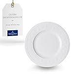 Villeroy & Boch - Cellini Früstücksteller 22 Cm Weiß, Spülmaschinenfest, Mikrowellensicher, Dessertteller Weiß, Frühstücksgeschirr, Essteller Keramik, Teller, Premium Porzellan