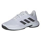 adidas Herren Courtjam Control M Tennisschuhe, Mehrfarbig, (Ftwbla Negbás Ftwbla), 42 EU