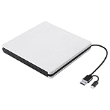 Tragbarer Externer Brenner Player Mit USB C Und USB3.0-Schnittstellen Für 10 8 7 PC Laptop Desktop USB C Externes Laufwerk Für Desktop