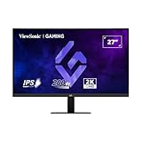 ViewSonic VX2757-2K-PRO Gaming Monitor, 27 Zoll, WQHD 2560p x 1440p, 200Hz, 1ms MPRT, Super Clear IPS, HDR10, G-Sync kompatibel, 2X HDMI & DisplayPort