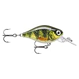 Rapala, Angelköder – Light Crank Mid Runner, Angelausrüstung mit Kunststoffkonstruktion, Kunstköder, Süßwasser, schwimmend, Schwimmtiefe: 1,8 m, 3,5 cm/4 g, hergestellt in Estland, Live Perch