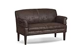 CAVADORE 2-Sitzer Sofa Malm mit Federkern für Küche,...