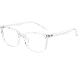 ANRRI Blaulichtfilter Brille Computerbrille Gaming Anti Belastung Deraugen UV Blaues Blockiert Superleichte Verringerung der Augenbelastung Mode für Damen Herren