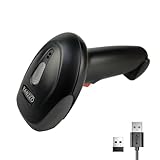 YANZEO L6811 Barcode Scanner 1D Wireless Barcode Reader 2.4G und USB Kabel Handheld Barcode Scanner für Windows, Android, iOS und PC