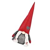 Alipis Weihnachtsbaumspitze Wichtel Dekoration aus Vliesstoff und Eisen Baumkrone für Weihnachtsbaum Festliche Baumspitze für Zuhause Büro und Geschäft