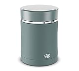 alfi BALANCE FOOD MUG 500ml, sea pine, Thermobehälter aus Edelstahl, Isolierbehälter für Essen unterwegs, hält 9 Stunden warm, absolut dicht, spülmaschinenfest, BPA-frei, Lunchpot, Müsli to go