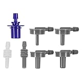 MUCKLILY 7 Stück Ersatzadapter für Blutdruckmessgerät Universelle Steckverbinder Präzise Monitoranschlüsse Robustes Reparaturzubehör für Armmonitore