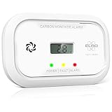 ELRO FC5010 Kohlenmonoxidmelder mit 10-Jahres-Batterie und Display | CO-Melder entspricht der europäischen Norm EN50291