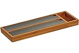 KESPER | Folienspender, Material: Bambus, Metall, Maße: 39.5 x 13 x 5.5 cm, Farbe: Braun | 58040 13
