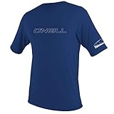 O'Neill Herren Mens Basic Skins Short Sleeve Sun Shirt Rash Vest, Navy, XL EU