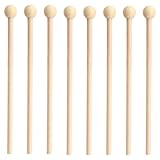 BZKSER Drumsticks - 8 pcs xylophon schlägel,Schlägel Holzschlägel Holz Marimba Schlägel Mallet Holzschlägel Drumsticks Glockenspiel Schlägel Percussion Sticks Instrumental Zubehör