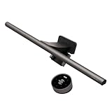 BenQ ScreenBar Halo 2 – LED Monitorlampe mit kabellosem Controller, blendfreiem Licht, einstellbarer Helligkeit & Farbtemperatur, augenschonend, USB-betrieben