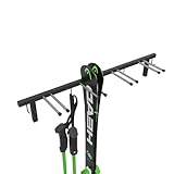 QLS Handels Skihalterung S3 Wand Skihalter für 4 Paare 83...