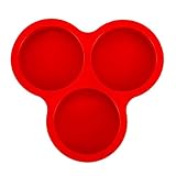 Silikonform Eier Heißluftfritteus Pancake Form Silikon, Burger Buns Backform, Silikon Backform Klein Rund Für Kleine Kuchen Puddings Hamburger Frühstückssandwich Frikadelle