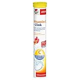 Doppelherz Vitamin C und Zink mit Blutorangen-Granatapfel-Geschmack 6 x 15 Brausetabletten, Nahrungsergänzung