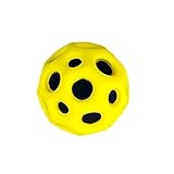 Space Balls Set, High Bounce Jump Ball, Popular Solid Bounce Ball, Rubber Bounce Sensory Ball, Sport Training Ball for Indoor Outdoor Play, Easy to Grip & Catch (3pcs Yellow)