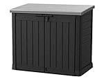 Keter 17199416 Mülltonnenbox Store it Out Max, Schwarz, 1.200L