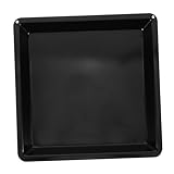 Toyvian Schweres Schwarzes Emaille backblech aus Kohlenstoffstahl Langlebiges Verformungsresistentes Ofenblech für Gastronomie Catering und Großküchen Gleichmäßige Wärmeverteilung Großes