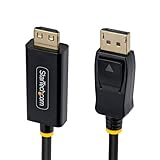 StarTech DisplayPort-auf-HDMI-Adapterkabel, 4,5 m, griffiger HDMI-Stecker, 4K @ 60/1440p @ 120, HDR, unidirektionales Kabel für Desktop, Lenovo, Dell, HP