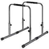 MOHUIED Klimmzugstange Klimmzüge, Dip-Ständer, Station for Fitnessstudio, Zuhause, tragbar, Gymnastik, Barren, Fitness-Workout