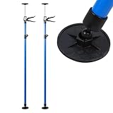 Jayseuw 6x Teleskopstützen 115-290 cm, Deckenstütze Montagestütze bis 45°,Deckenstütze bis 50kg Tragkraft,Stützen Höhenverstellbar für Wände,Decken,Einhandstütze aus Stahl