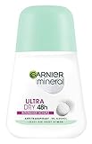 Garnier Anti-Transpirant, Intensiver Schutz vor Körpergeruch & Achselnässe, Bis zu 48 Stunden Wirkung, Mineral UltraDry, 1 x 50 ml