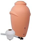 Regenwassertonne Wasserbehälter Amphore Terracotta 360L mit Füllautomat