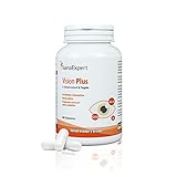 SanaExpert Vision Plus für Sehnerv, Sehkraft und Augen-Gesundheit, mit Tagetes-Extrakt, Lutein, Zeaxanthin, Coenzym Q10, Vitamin A und E, 60 Kapseln