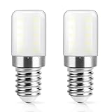DiCUNO Kühlschranklampe E14 LED Lampe 3W, Kaltweiß 6000K, ersetzt 30W Halogenbirne, 300LM, 85Ra, 360° Abstrahlwinkel, Glühbirne für Kühlschrank, Nähmaschine, 230V AC, 2er Set