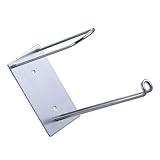 JOINPAYA Nagelfreier Kleiderbügel aus Edelstahl mit Starkem und Stabilem Haken für Badezimmer zur Vielseitigen Aufbewahrung von Handtüchern und Kleidung